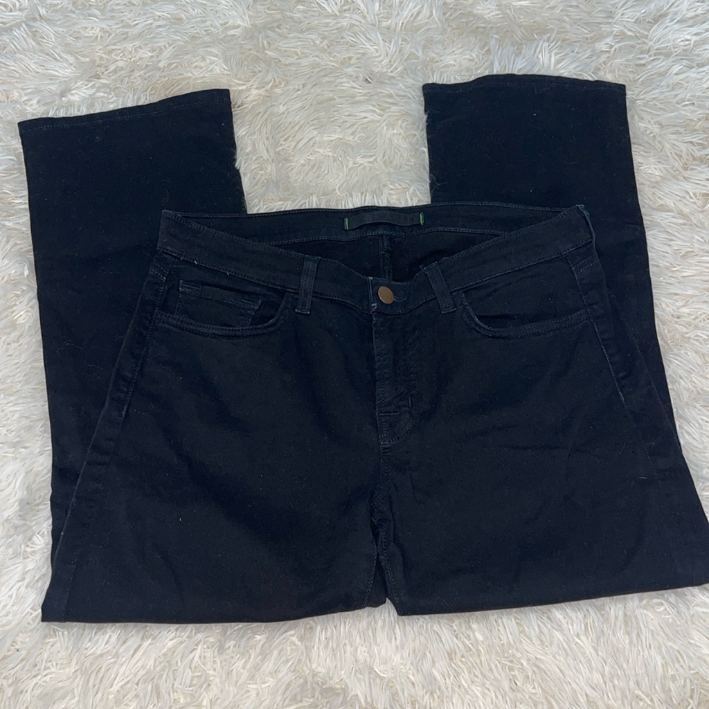 J Brand Gigi Black Wash Denim Bootcut Jeans